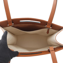 Load image into Gallery viewer, FENDI Shopping bag Brown/White7VA481 Leather Canvas