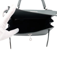 将图像加载到图库查看器中,HERMES Kelly Sellier Vert Mangrove Epsom Size 25