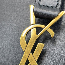 将图像加载到图库查看器中,SAINT LAURENT PARIS Mini Vertical Shoulder Bag Black735214 Leather