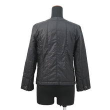 Load image into Gallery viewer, CHANEL COCO Button Collarless Quilted Jacket Size 36 BlackP46944 Nylon 98% Polyethylene 2%