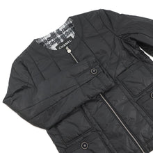 Load image into Gallery viewer, CHANEL COCO Button Collarless Quilted Jacket Size 36 BlackP46944 Nylon 98% Polyethylene 2%