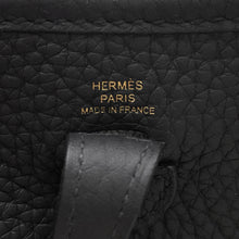 将图像加载到图库查看器中,HERMES Evelyne Black Taurillon Clemence Size TPM