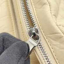 Load image into Gallery viewer, CHANEL Bubble Quilt ChainTravel Bag Ivory Leather