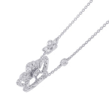 将图像加载到图库查看器中,GRAFF Wildflower Double Diamond PendantRGP790 18K White Gold