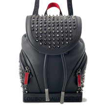 Load image into Gallery viewer, Christian Louboutin Explorer Funk Studded Backpack Black/Red3215038 Leather