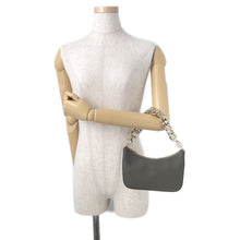 Load image into Gallery viewer, Christian Louboutin Rubira 2WAY Accessories Pouch CharcoalBrown1235471 Leather