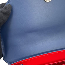 Load image into Gallery viewer, Christian Louboutin Explorer Funk Studded Shoulder Wallet Blue3235191 Leather