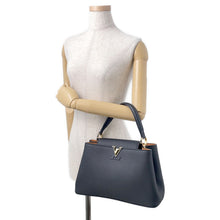 将图像加载到图库查看器中,LOUIS VUITTON Capucines Souple Noir/BrownM14370 Calf Leather Size MM