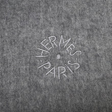 将图像加载到图库查看器中,HERMES Double face scarf Gris Flannel / Ivory Coast Cashmere 100%