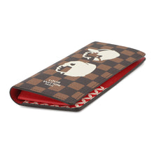 将图像加载到图库查看器中,LOUIS VUITTON Portefeuille Brazza Pharrell Williams/NIGO Collaboration 2025 Fall/Winter Collection Brown/RedN40780 Damier Friendship Canvas