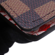 将图像加载到图库查看器中,LOUIS VUITTON Portefeuille Brazza Pharrell Williams/NIGO Collaboration 2025 Fall/Winter Collection Brown/RedN40780 Damier Friendship Canvas