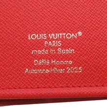 将图像加载到图库查看器中,LOUIS VUITTON Portefeuille Brazza Pharrell Williams/NIGO Collaboration 2025 Fall/Winter Collection Brown/RedN40780 Damier Friendship Canvas