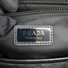 将图像加载到图库查看器中,PRADA Re-Nylon x Saffiano Leather Backpack Black2VZ104 Nylon Leather