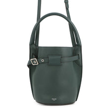 将图像加载到图库查看器中,CELINE Big bag bucket Dark Green187243 Leather Size Nano