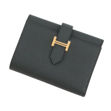 Load image into Gallery viewer, HERMES Bearn combine Vert Fonce Epsom