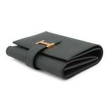 Load image into Gallery viewer, HERMES Bearn combine Vert Fonce Epsom