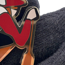 Load image into Gallery viewer, HERMES ScarfRing Jockey Rouge H/Black/White Perma brass