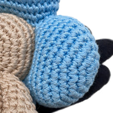 Load image into Gallery viewer, LOUIS VUITTON Bag Charm My Vivienne Crochet Blue/BeigeM02582 Cotton Leather