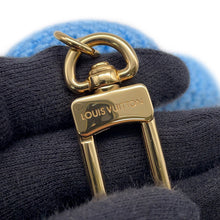 Load image into Gallery viewer, LOUIS VUITTON Bag Charm My Vivienne Crochet Blue/BeigeM02582 Cotton Leather
