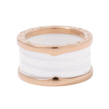 将图像加载到图库查看器中,BVLGARI B.Zero1 4-band Ring Size 54/#14 K18PG Ceramic