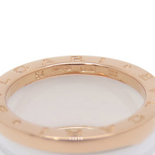 Load image into Gallery viewer, BVLGARI B.Zero1 4-band Ring Size 54/#14 K18PG Ceramic