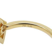 Load image into Gallery viewer, TASAKI Comet Plus Diamond Solo Ring Size Approximately No. 13 18K Yellow Gold
