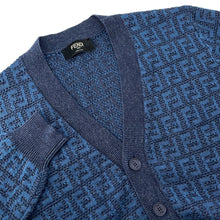 将图像加载到图库查看器中,FENDI cardigan Size Chronomat 44 BlueFZC433 Linen80% Cotton14% Silk4% Polyurethane2%