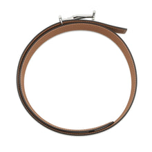 Load image into Gallery viewer, HERMES Jumbo Belt Reversible Belt Size 80 Black/Gold Box Calf Leather Togo Leather