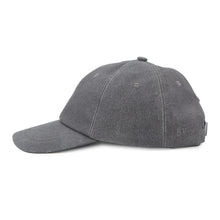 Load image into Gallery viewer, Bottega Veneta Jersey Print Nubuck Leather Cap Size M Gray739329 V2UT0 Leather