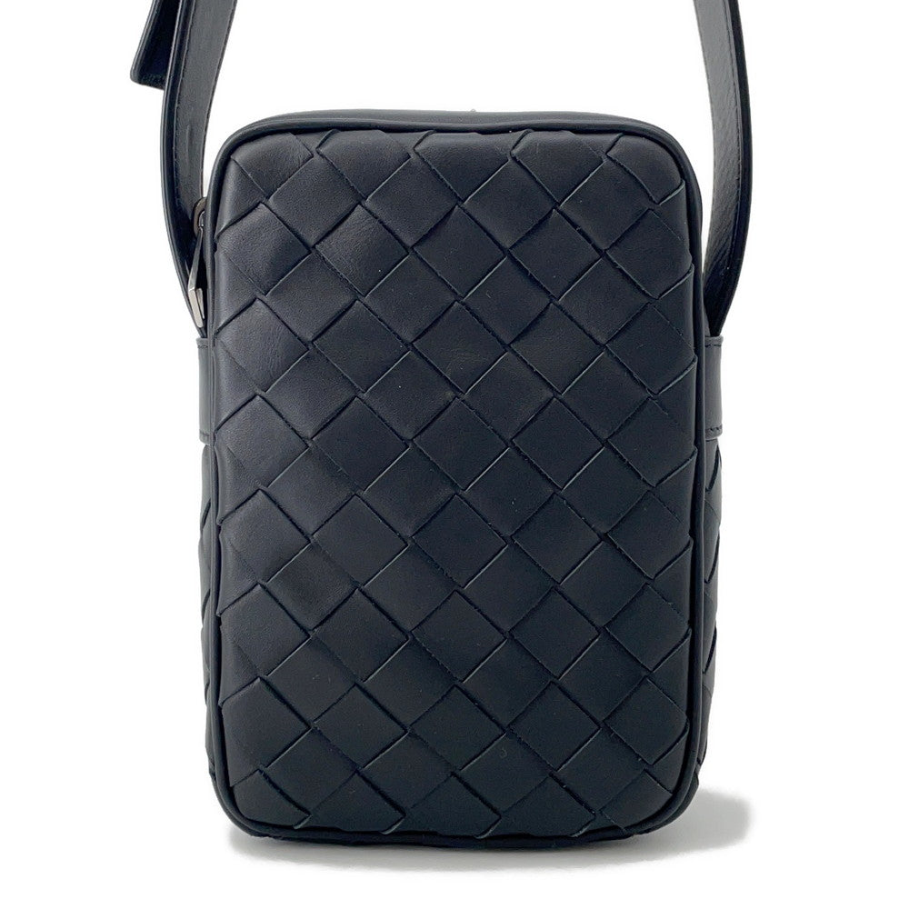 Bottega Veneta INTRECCIATO Cassette Cross Body Bag Black743214