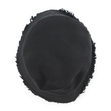 Load image into Gallery viewer, PRADA Triangle fringe bucket hat (2022) Size M Black1HC137 Cotton100%