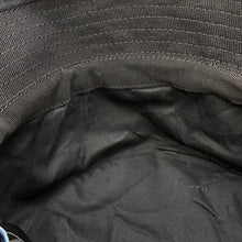 Load image into Gallery viewer, PRADA Triangle fringe bucket hat (2022) Size M Black1HC137 Cotton100%