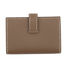 Load image into Gallery viewer, HERMES Bearn Card Case Etoupe Veau Madame