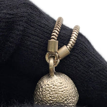 Load image into Gallery viewer, CHANEL Acorn motif keychainA30366 Gold Plated