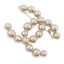 Load image into Gallery viewer, CHANEL CC Logo Hair Clip Champagne GoldAB6278 Metal