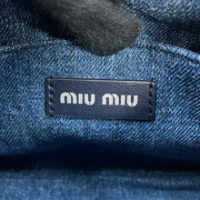 Load image into Gallery viewer, MIUMIU Matelasse 2-Way Bag Blue5BH211 Denim