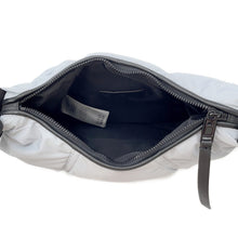 Load image into Gallery viewer, MONCLER Hobo Blanket Small Light Blue/Black Nylon