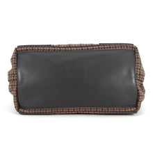 将图像加载到图库查看器中,BALENCIAGA Navy Kabas Brown/Black339933 Wool Leather Size Small