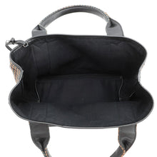 将图像加载到图库查看器中,BALENCIAGA Navy Kabas Brown/Black339933 Wool Leather Size Small