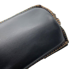 将图像加载到图库查看器中,BALENCIAGA Navy Kabas Brown/Black339933 Wool Leather Size Small