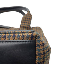 将图像加载到图库查看器中,BALENCIAGA Navy Kabas Brown/Black339933 Wool Leather Size Small