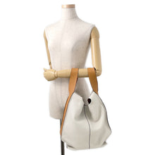 将图像加载到图库查看器中,LOEWE 2WAYBag Ivory/Brown321.12BT22 Leather
