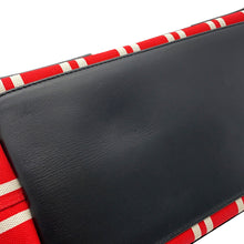 Load image into Gallery viewer, BALENCIAGA Navy Kabas Red339933 Canvas Leather Size Small