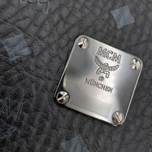 Load image into Gallery viewer, MCM Visetos Tote Bag Black/GrayMWPS5AVI38BK001 Leather