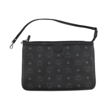 将图像加载到图库查看器中,MCM Visetos Tote Bag Black/GrayMWPS5AVI38BK001 Leather