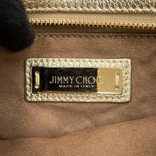 Load image into Gallery viewer, JIMMY CHOO Mini Sara Star Studded 2-Way Bag Gold229MINISARA Leather Size Mini