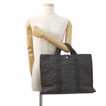Load image into Gallery viewer, HERMES Her Line Tote Bag Gray Canvas Size MM