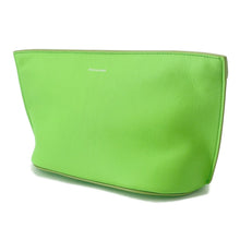 将图像加载到图库查看器中,Ferragamo Logo Clutch Bag Light Green241390 Leather
