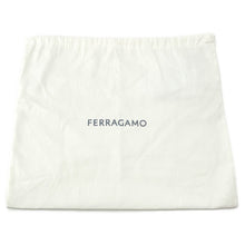 将图像加载到图库查看器中,Ferragamo Logo Clutch Bag Light Green241390 Leather