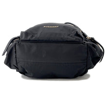 将图像加载到图库查看器中,BURBERRY Logo Backpack Black4033282 Nylon Leather